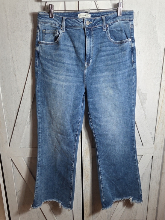 Risen Jeans Denim - Risen Jeans Bootcut Ankle Jeans Size 32